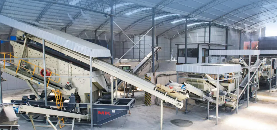 180t/h Basalt Portable Crushing Plant