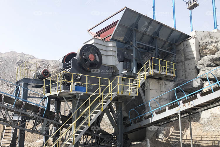 Aggregate jaw crusher