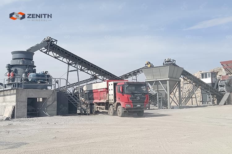 granite crushing process