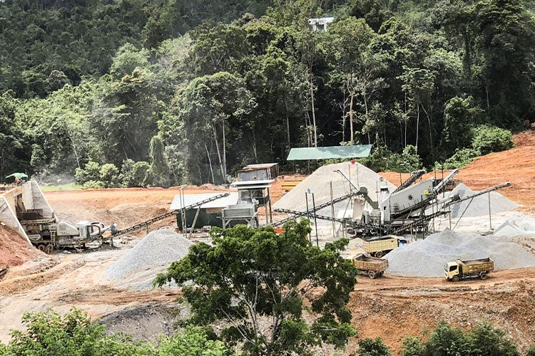 indonesia mobile crushing plant